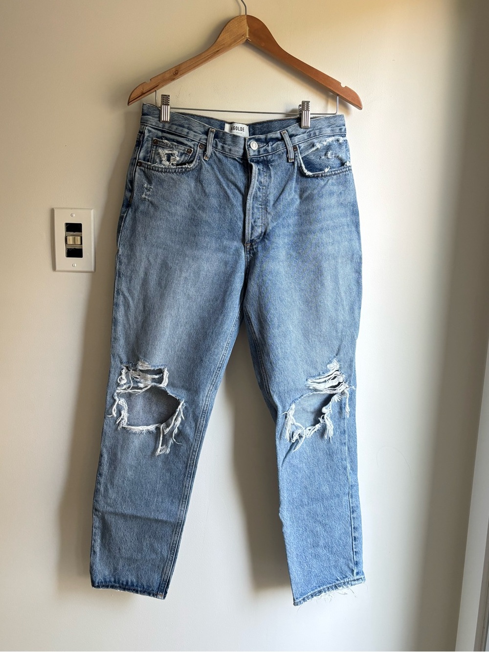 AGOLDE Women’s Fen High Rise Tapered Jeans Size 29 - Picture 4 of 13